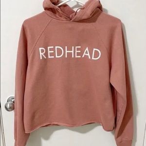 Brunette the Label REDHEAD Cropped Hoodie